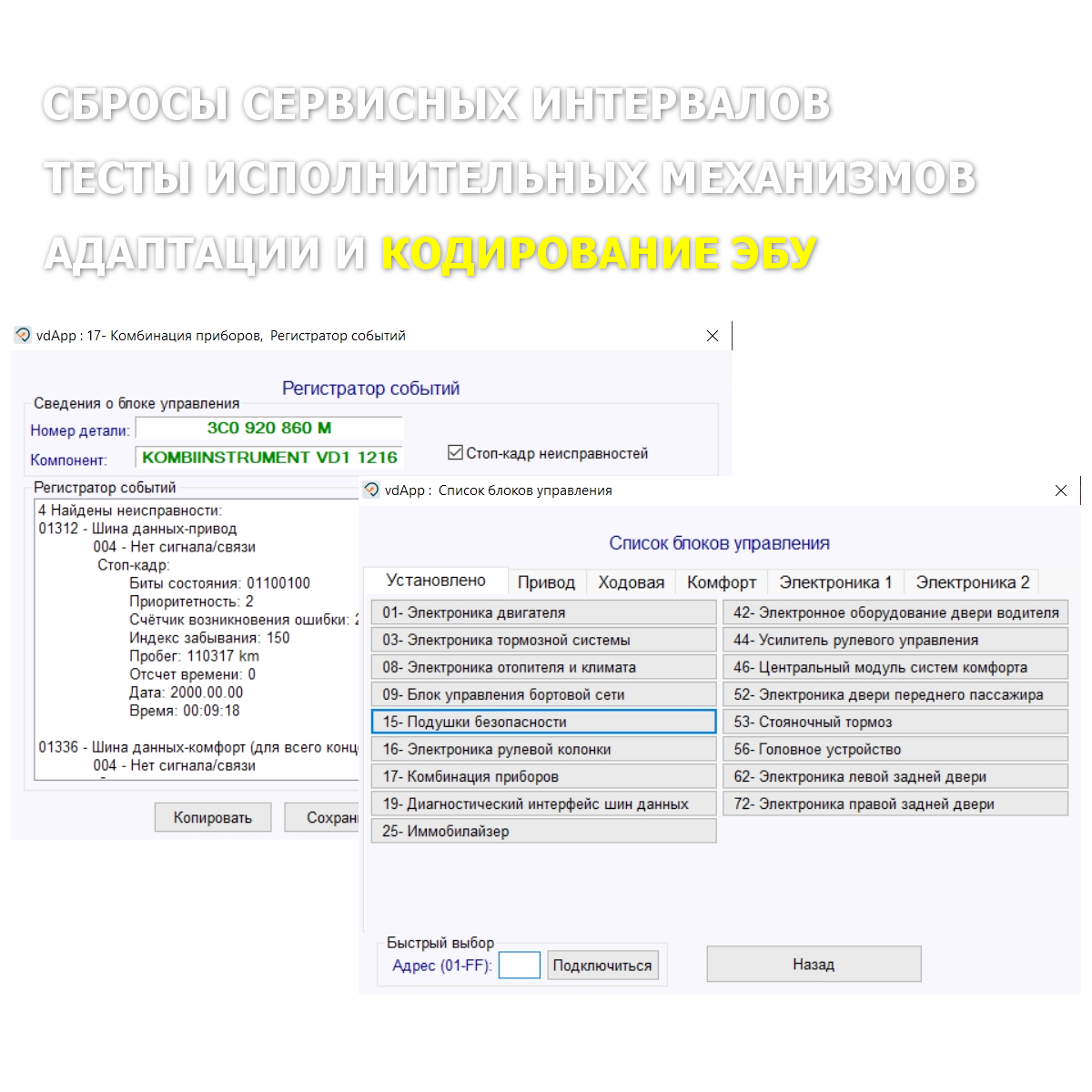 Вася диагност 25.7 PRO Беларусь (не VCDS)